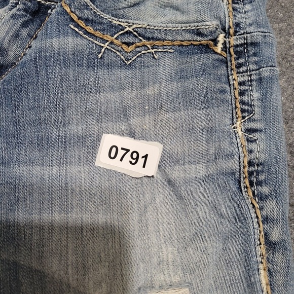 Ariat Real Jeans Women 26R Mid Rise Boot Stretch Cowgirl Thick Stitch Distressed - Picture 10 of 10